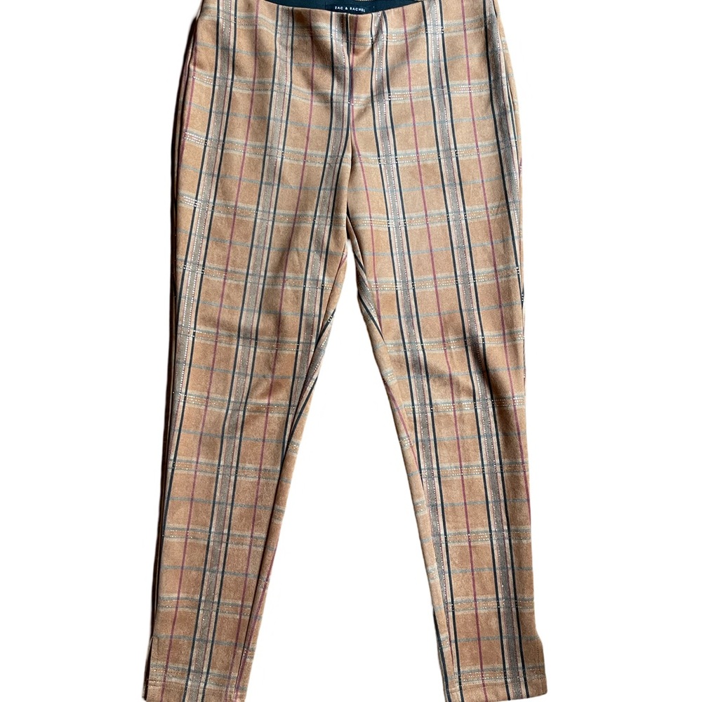 Plaid Tan Women’s Pants
